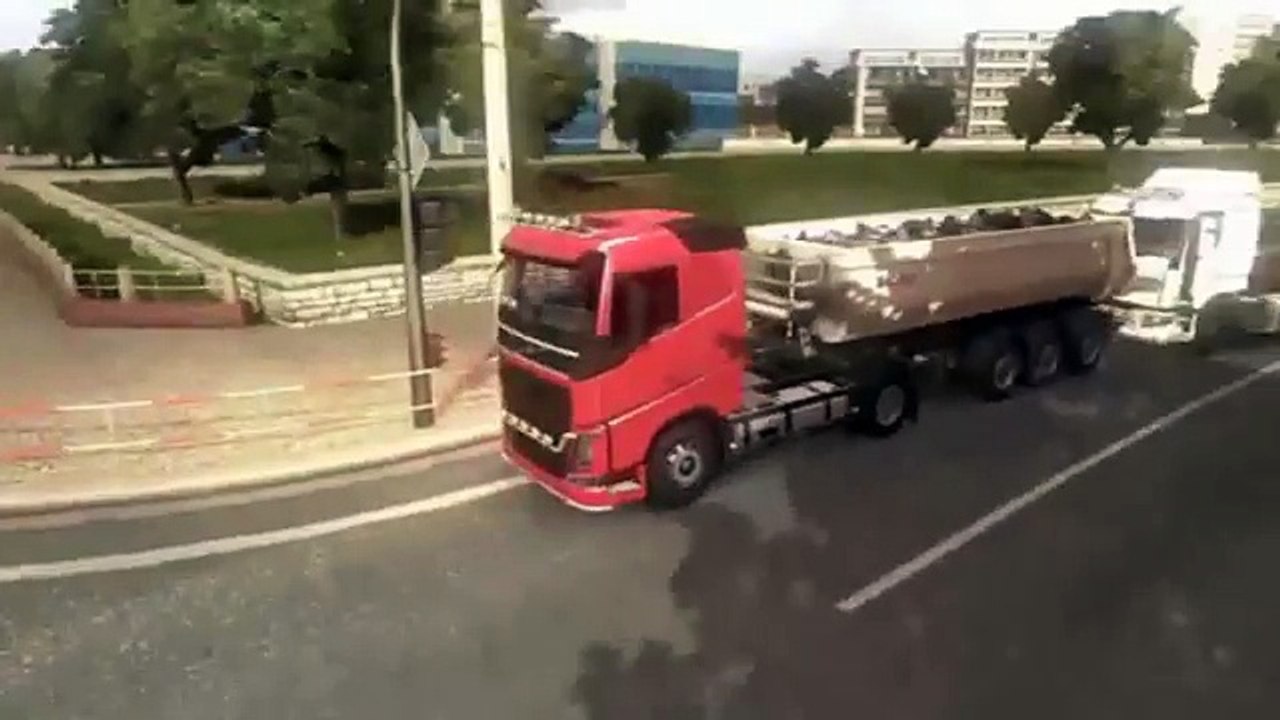 Euro Truck Simulator 2.Самые нелепые ДТП в Multiplayr.mp4 (Funny Videos 720p)