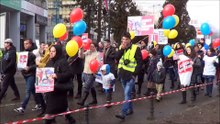 Protest de solidaritate cu familia Bodnariu, la Iași