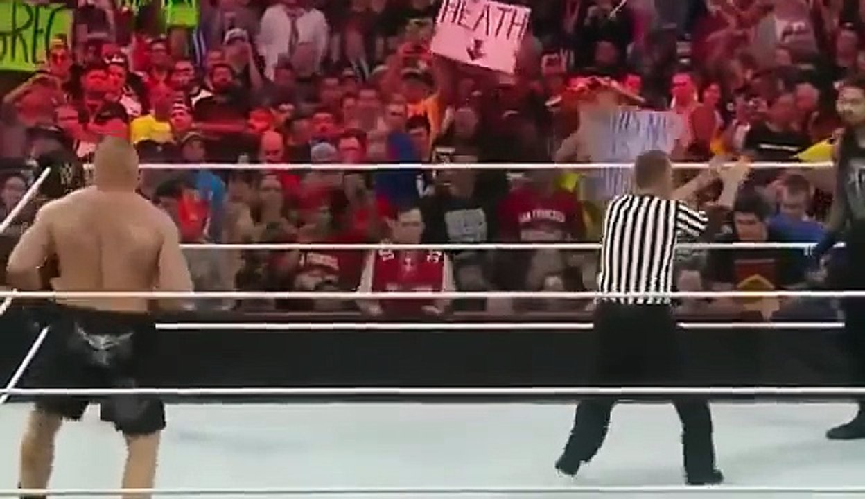 WWE RAW Roman Reigns vs Brock Lesnar full show HD