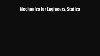 [PDF Download] Mechanics for Engineers Statics [PDF] Online