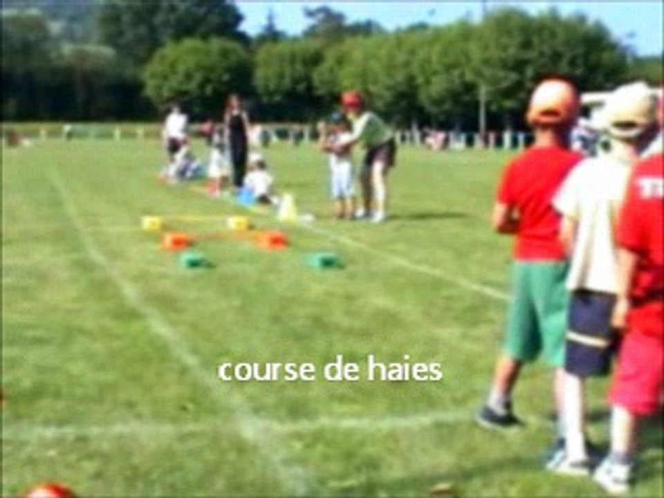 activités athlétiques à l'école  maternelle