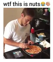 When ur pizza's ready but ur addicted to .