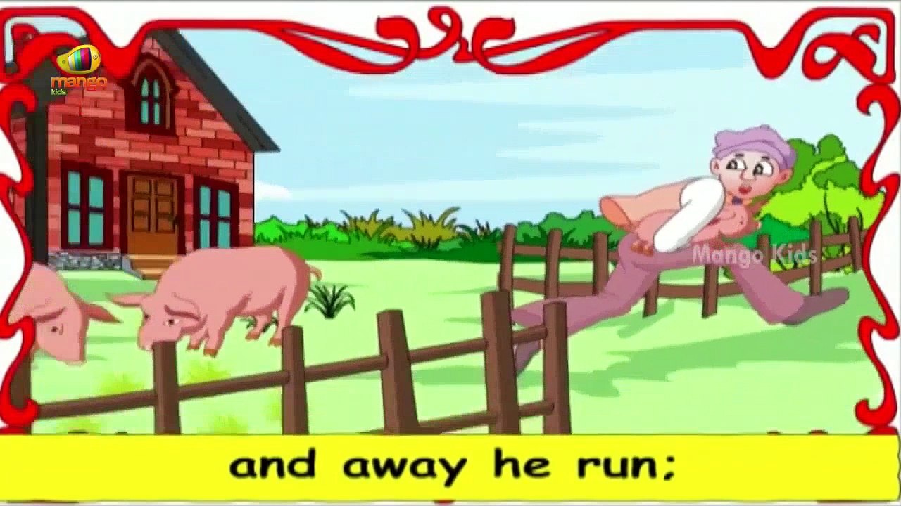 Animated Kids Action Song | Tom The Piper's Son | Animated Nursery Rhymes | Mango Kids