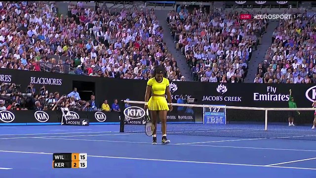 Serena Williams vs. Angelique Kerber | 2016 Australian Open Final | 720p Eurosport | Part 1