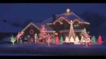 Christmas Light Show - Amazing Grace Techno