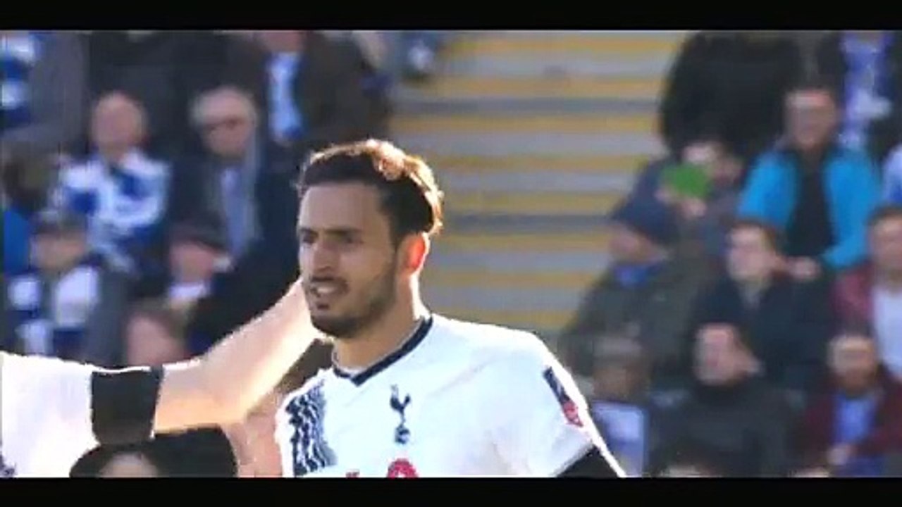 Nacer Chadli Goal Colchester 0-1 Tottenham FA CUP