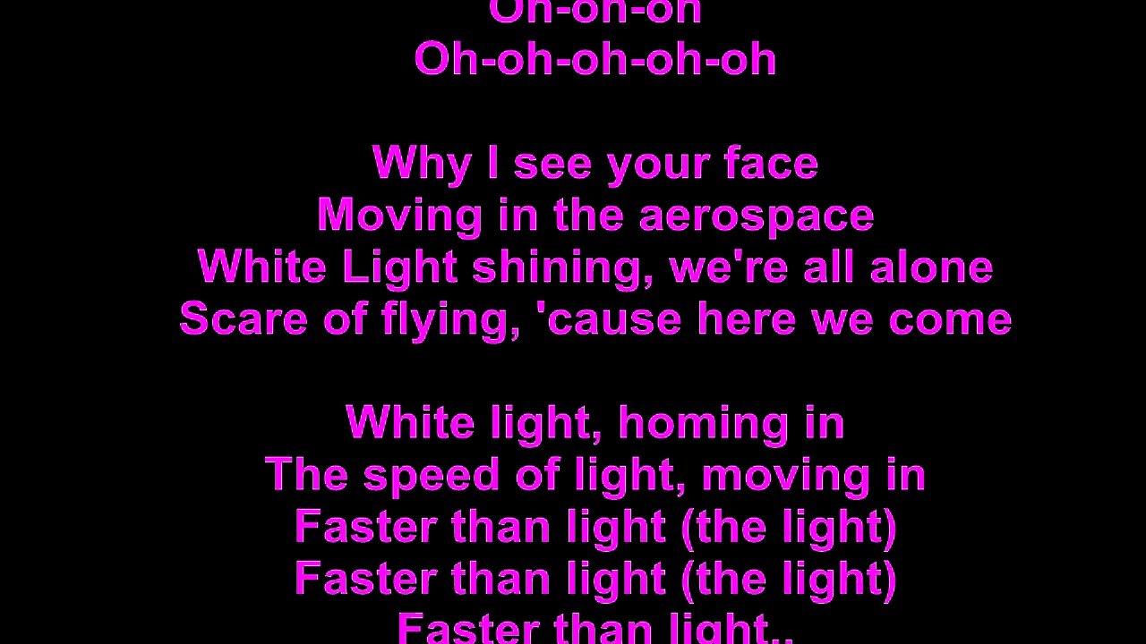 Duran Duran – Faster Than Light Lyrics