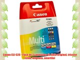 Canon CLI-526 - Pack de 3 cartuchos de tinta original tricolor (cian magenta amarillo)