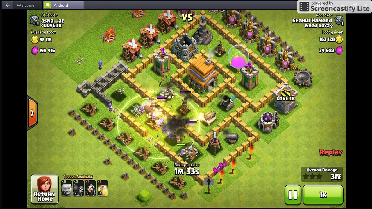 [TH6] 3-star Attack Strategy for War - Clash of Clans