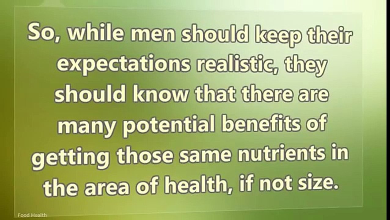 Penis Health 8 Foods to Eat