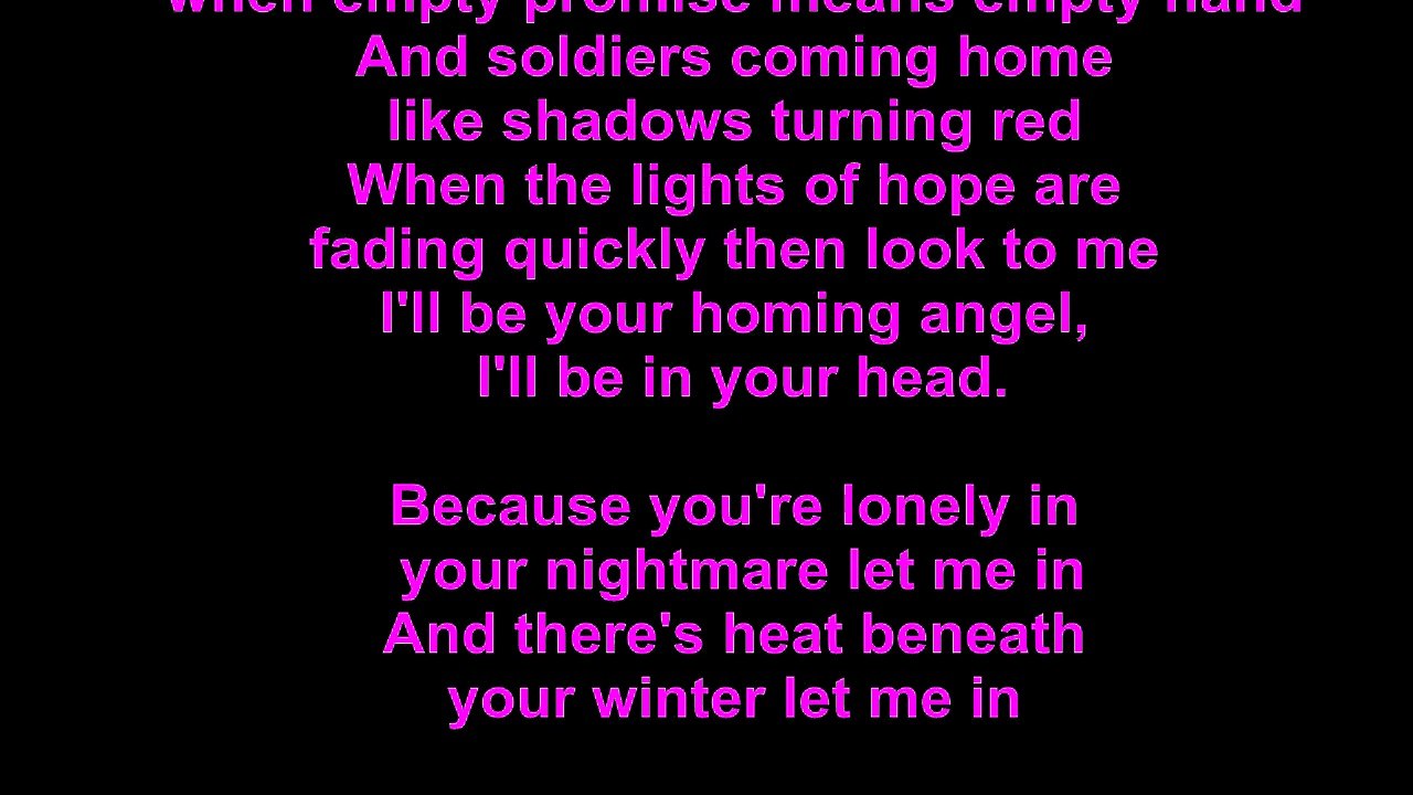Duran Duran – Lonely In Your Nightmare Lyrics