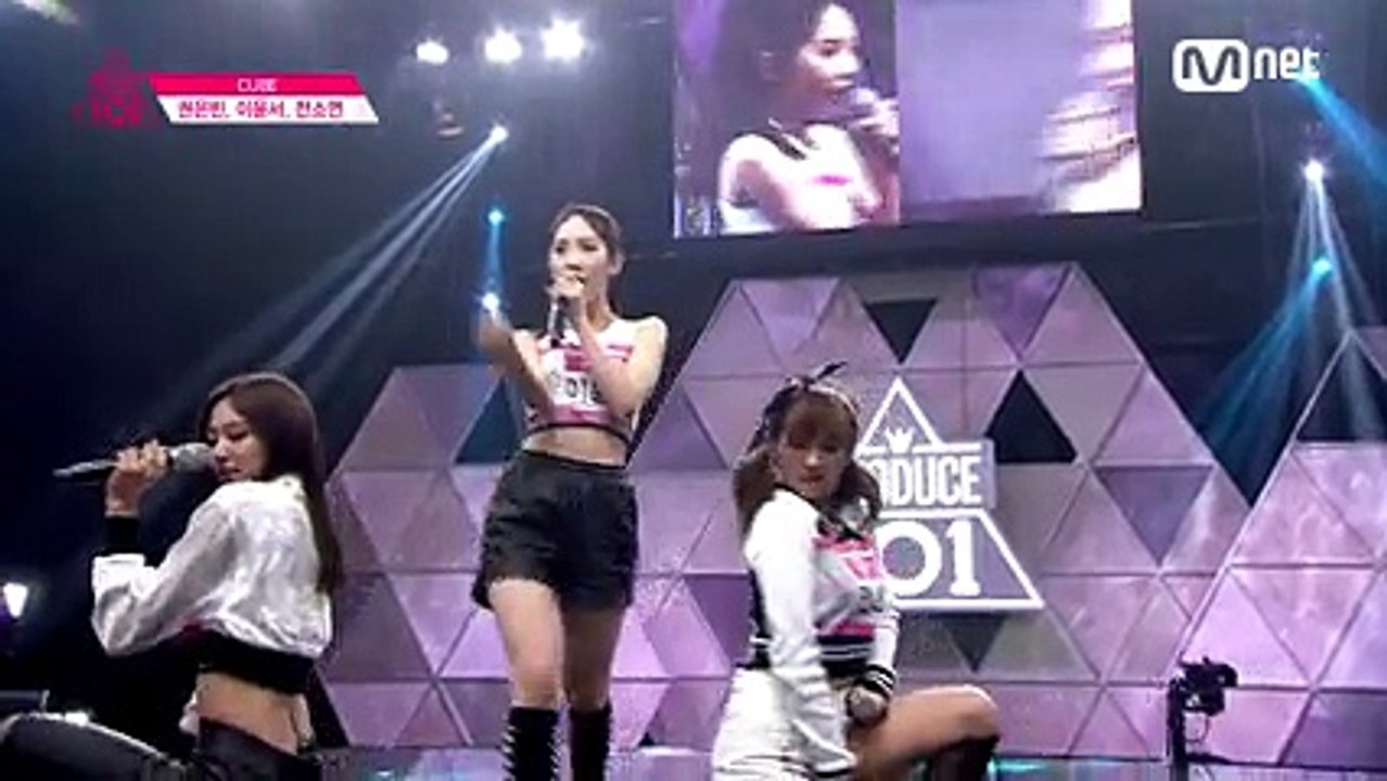 PRODUCE 101:: cube girls- cover CRAZY by 4minute full