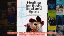 Download PDF  Healing for Body Soul and Spirit An Introduction to Anthroposophical Medicine FULL FREE