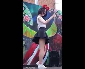 The Girl Korean Dance on Concert