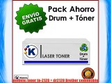 Pack Ahorro Toner   tambor Brother compatible  impresoras laser HL-2140 HL-2150N HL-2170W DCP-7030