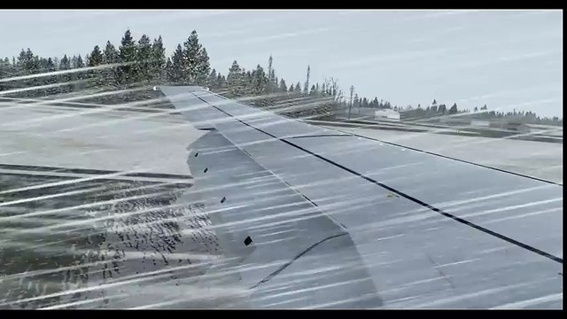 [FSX] B737-800 Crosswind Landing @Bergen Flesland - Norway Crosswind Landing