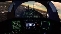 [DCS 2.0] Nevada F-15C free flight   aerial refueling   cross wind landing  Crosswind Landing
