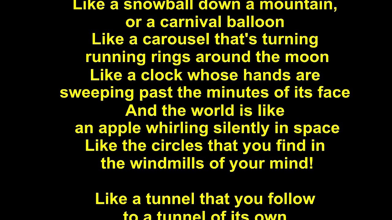 Dusty Springfield The Windmills Of Your Mind Lyrics video Dailymotion