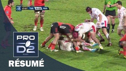 PRO D2 - Résumé Tarbes-Narbonne: 16-20 - J17 - Saison 2015/2016