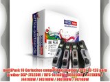 multiPack 10 Cartuchos compatibles Brother LC121 LC-123 para Brother DCP-J752DW / MFC-J870DW