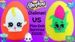 SHOPKINS CHALLENGE #7 - Giant Play Doh Surprise Eggs | Shopkins Baskets -  Awesome Toys TV