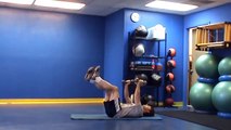 Advanced Core Training  deadbug finisher