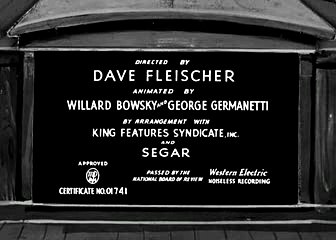 Popeye the Sailor -- Big Chief Ugh-Amugh-Ugh