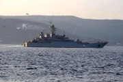 Rus Savaş Gemileri Peşpeşe Çanakkale Boğazı'ndan Geçti