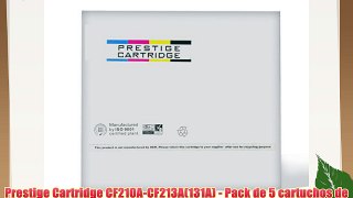 Prestige Cartridge CF210A-CF213A(131A) - Pack de 5 cartuchos de t?ner l?ser para HP LaserJet