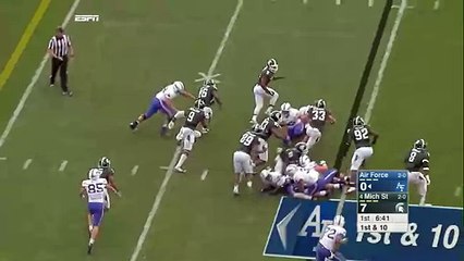 Air Force at Michigan State - Football Highlights