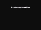 From Conception to Birth  Free PDF