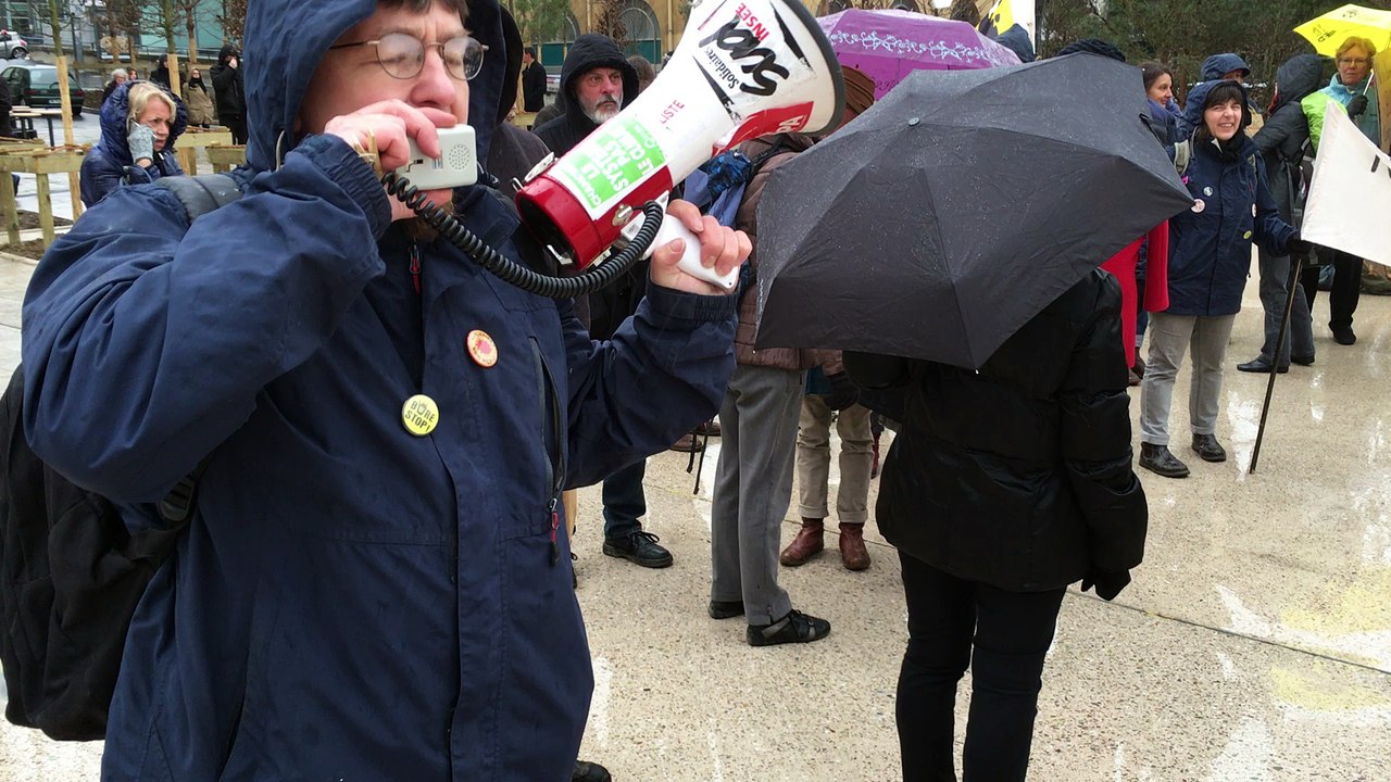 Nancy :  la confédération paysanne mobilisée contre les expulsions à Notre-Dame-des-Landes