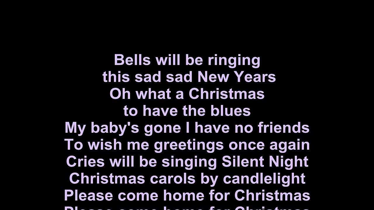 Eagles Please Come Home For Christmas Lyrics video Dailymotion