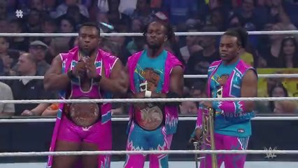 The Miz and The New Day get repelled by Uso-Crazy- SmackDown, Jan. 28. 2016