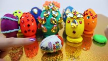FABERGE Inspired Play Dod Eggs with SURPRISE TOYS ЯЙЦА ФАБЕРЖЕ из Пластилина