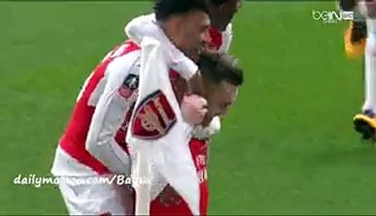 Goal Oxlade-Chamberlain  - Arsenal 1-0 Burnley - 30-01-2016 FA Cup