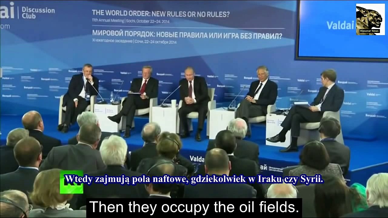 Putin ujawnia, kto wykreował ISIS