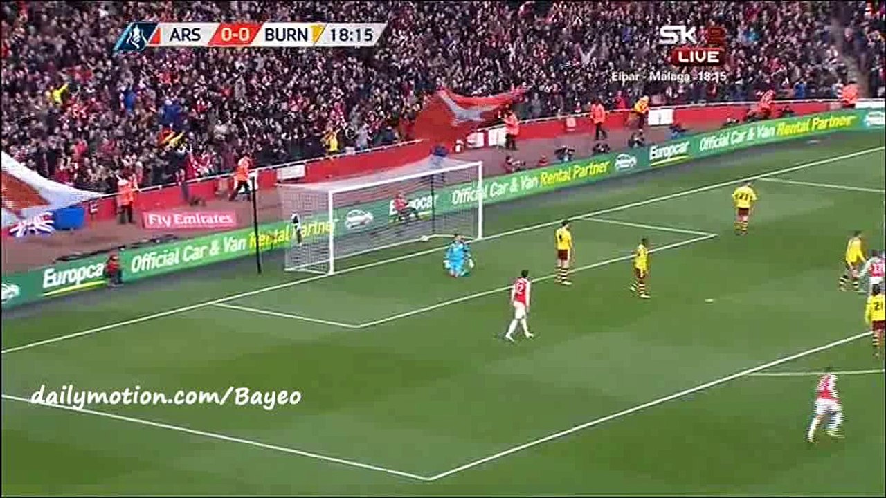 Calum Chambers Goal HD - Arsenal 1-0 Burnley - 30-01-2016 FA Cup