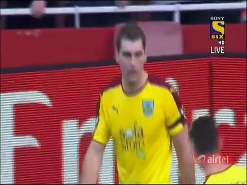 1-1 Sam Vokes | Arsenal v. Burnley - 30.01.2016