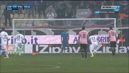 Matteo Mancosu Goal - Carpi 1-1 Palermo - 30-01-2016