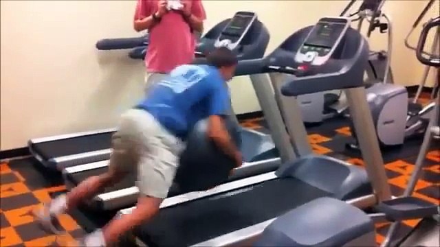 Koşu bandında meydana gelen en komik düşüşler