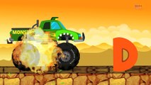 KZKCARTOON TV-Monster Truck Destroyer ABC- Learn Alphabets