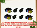 20 X Cartuchos Compatibles Brother Lc1220XL  Lc1240XL  Lc 1240Xl  LC 1220XL NON OEM Brother
