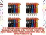 20 XL (4 Sets) ColourDirect Cartuchos de tinta compatibles Reemplazo Para Canon CLI-551XL/