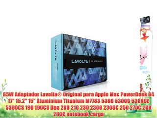 65W Adaptador Lavolta? Original para Apple Mac PowerBook G4 17 15.2 15 Aluminium Titanium M7783