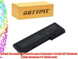 Battpit Recambio de Bateria para Ordenador Port?til HP EliteBook 2730p Notebook PC (3600 mah)