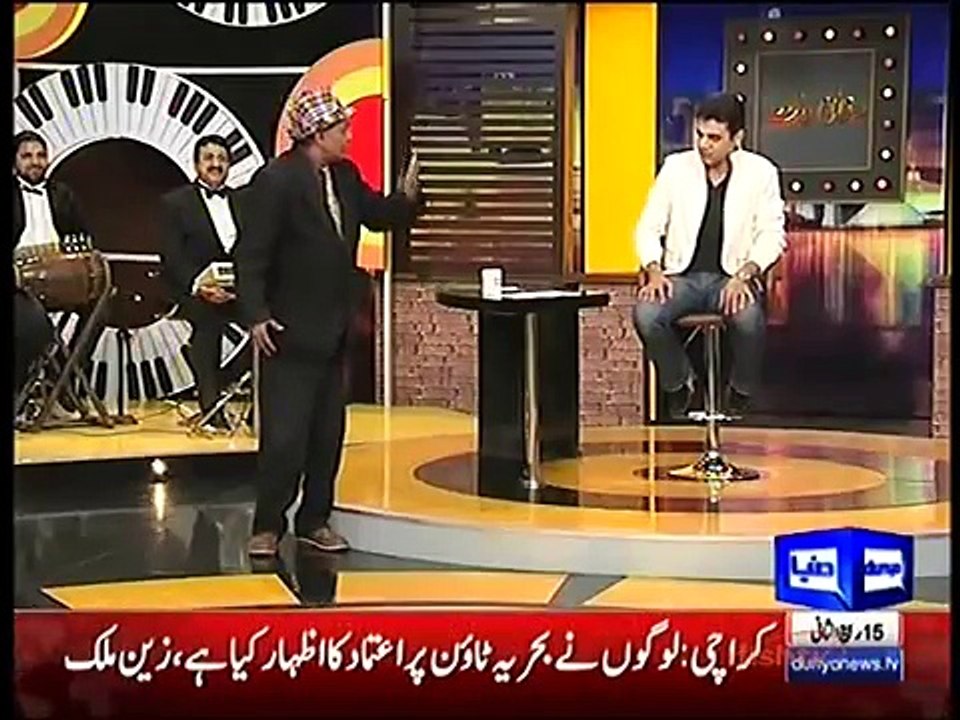 Comedian Amanullah Khan best performance in mazaaq raat - Usman Peerzada
