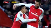 Goal Alexis Sanchez - Arsenal 2-1 Burnley (30.01.2016) FA Cup