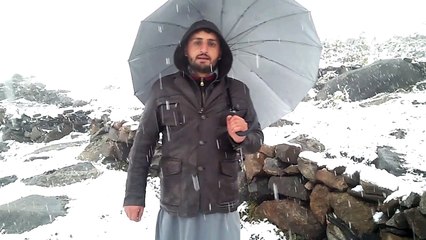 Snowing in Kaghan Valley 24, 25 Oct 2015