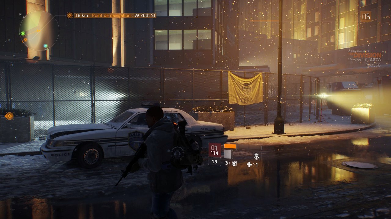 The Division Gameplay PC - Balade de nuit sous la neige - 1080p / Ultra